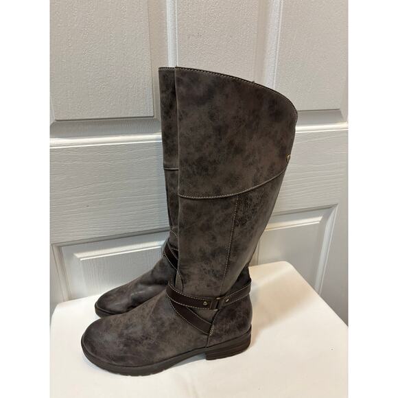 Natural Soul by Naturalizer Women’s Tall Brown Riding Boots Size 7.5M - Picture 5 of 12